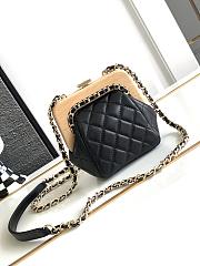 Chanel Lambskin Wood Black  - 4