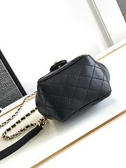 Chanel Lambskin Wood Black  - 2