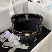 Chanel Small Backpack Black 16.5x17x12cm - 2