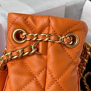 Chanel Small Backpack Orange 16.5x17x12cm - 2