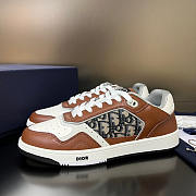Dior B27 Low-Top Sneaker Brown and Cream - 3