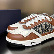 Dior B27 Low-Top Sneaker Brown and Cream - 5