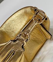 Fendi Nano Fendigraphy Gold Leather Charm 16.5x14x5cm - 2