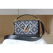 Louis Vuitton LV Since 1854 Twist MM Black 23x17x9.5cm - 1