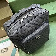 Gucci Ophidia GG Medium Backpack Grey 30x40x14cm - 5