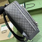 Gucci Ophidia GG Medium Backpack Grey 30x40x14cm - 3