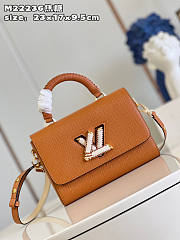 Louis Vuitton LV Twist MM Honey Gold 23 x 17 x 9.5 cm - 1