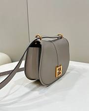 Fendi C’mon Medium Grey Smooth Leather 25x20x7cm - 4