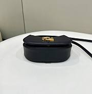 Fendi C’mon Small Black Leather Bag 21x15x6.5cm - 3