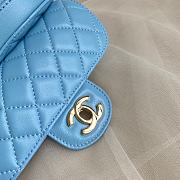 Chanel Heart Chain Bag Blue 16.5×6.5×18cm - 2