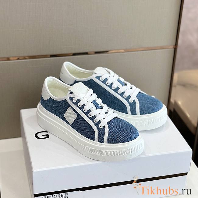 Givenchy Denim Sneakers - 1