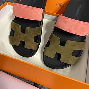 Hermes Chypre Sandal Green Pink - 4