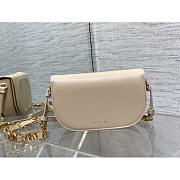 Dior CD Signature Bag With Strap Box Calfskin Beige 21 x 6 x 12 cm - 4