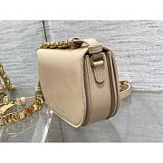 Dior CD Signature Bag With Strap Box Calfskin Beige 21 x 6 x 12 cm - 3