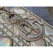 Dior Small Lady Gold Lambskin Iridescent and Metallic 20cm - 2