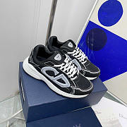 Dior B30 Sneaker Black Mesh and Technical Fabric - 1