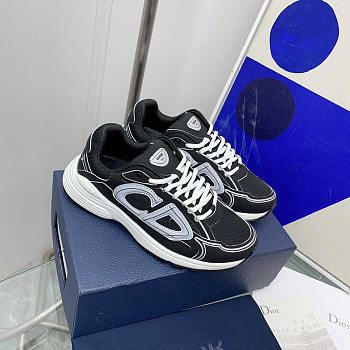 Dior B30 Sneaker Black Mesh and Technical Fabric