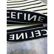 Celine Sports Knit Striped Sports Bra - 2