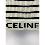 Celine Sports Knit Striped Sports Bra - 3