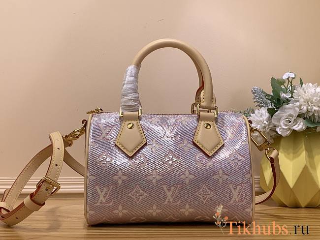 Louis Vuitton LV Speedy Bandoulière 20 Rose 20.5x13.5x12cm - 1