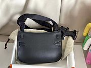 Hermes Mini Jypsiere Crossbody Bag Black Gold 23 x 17 x 9 cm - 3