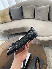 Chanel Ballet Flats Aged Calfskin Black  - 5