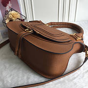 Chloe Marcie Double Carry Bag Brown 36x12x28cm - 5