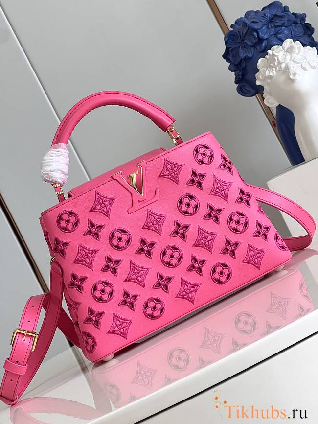 Louis Vuitton LV Capucines BB Pink Calfskin leather 27 x 18 x 9 cm - 1