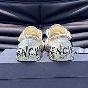 Balenciaga Paris Low Top Graffiti Sneaker in White - 5