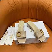Dior C’est Dior Heeled Slide Nude Patent Calfskin 5cm - 1