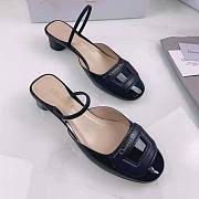 Dior Day Slingback Pump Indy Black Patent Calfskin 3.5cm - 1