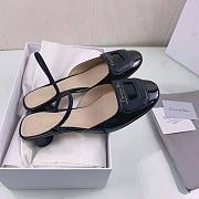 Dior Day Slingback Pump Indy Black Patent Calfskin 3.5cm - 3