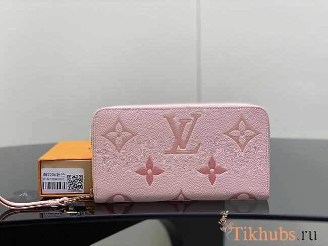 Louis Vuitton Zippy LV Wallet Pink 19.5 x 10.5 x 2.5 cm - 1