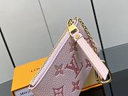 Louis Vuitton LV Key Pouch Pink 12 x 7 x 1.5 cm - 3