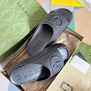 Gucci Women's Slide With Interlocking G Black - 5