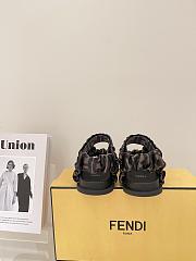 Fendi Ruched Logo Sporty Sandals - 3
