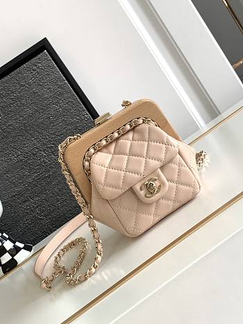 Chanel Lambskin Wood Beige