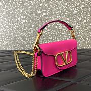 Valentino Loco Micro Bag Neon Pink 13x7x4.5cm - 4