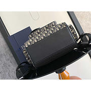 Dior Saddle Backpack Beige and Black Grained Calfskin 41.5 x 28.5 x 15 cm - 5