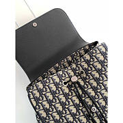 Dior Saddle Backpack Beige and Black Grained Calfskin 41.5 x 28.5 x 15 cm - 3