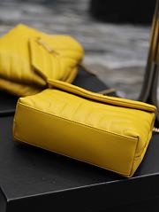 YSL Loulou Small Yellow Bag 25x17x9cm - 6