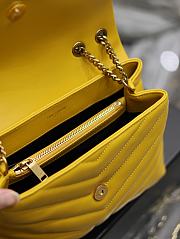 YSL Loulou Small Yellow Bag 25x17x9cm - 2