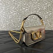 Valentino Loco Micro Bag Silver 13x7x4.5cm - 4