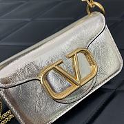 Valentino Loco Micro Bag Silver 13x7x4.5cm - 3