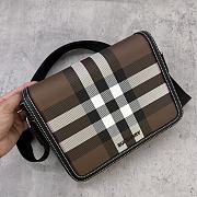 Burberry Small Alfred Messenger Bag Brown 25.5x6.5x21.5cm - 1