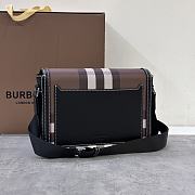 Burberry Small Alfred Messenger Bag Brown 25.5x6.5x21.5cm - 3