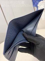 Louis Vuitton LV Slender Wallet Blue 11 x 8.5 x 2 cm - 2