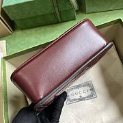 Gucci Deco Mini Shoulder Bag Dark Red 18x14.5x8cm - 3