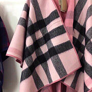 Burberry Check Flared Cape Coat Pink 140x140cm - 2