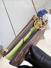 Louis Vuitton LV Lisa Green Wallet 9 x 11.5 x 1.5 cm - 4